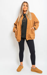 Oversized Chunky Bomber Jacket